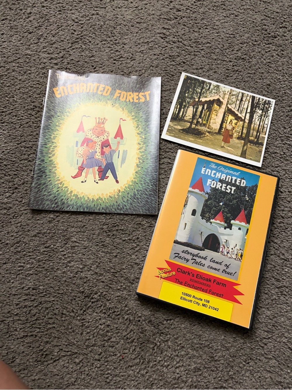 Maryland Children's Enchanted Forest Amusement Park - Book, Postcard & CD